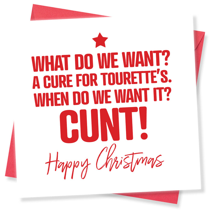 What do we want? A cure for Tourette’s.