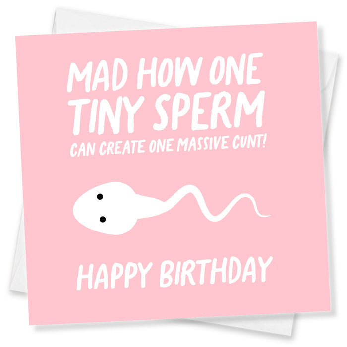 Mad how one tiny sperm can create