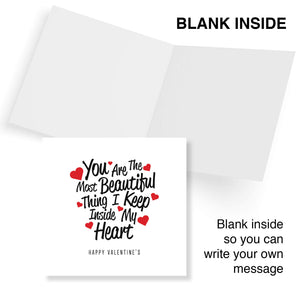 Most Beautiful Thing Valentine's Card - Loving Message