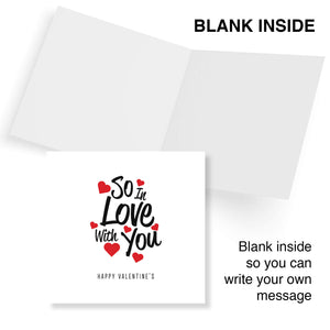 So In Love With You Valentine's Card - Passionate Design