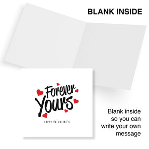 Forever Yours Valentine's Day Card - Timeless Romantic Design