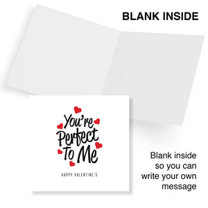 You're Perfect to Me Valentine's Day Card