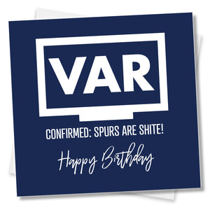 VAR Spurs Joke Card