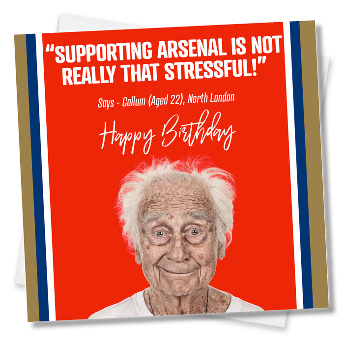 Supporting Arsenal Is Not Really That Stressful! - Says