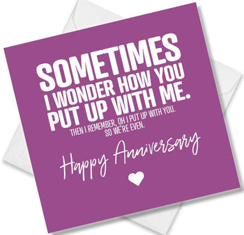 Funny Anniversary Cards | Wedding Anniversary | Punkcards