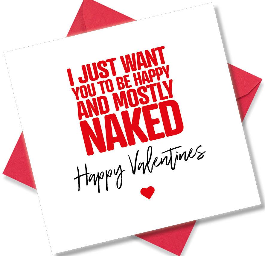 My Rude Valentine - Panties Off | Greeting Card